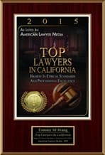 2015 | As Listed In American Lawyer Media | Top Lawyers In California