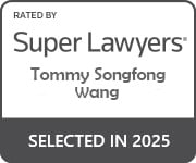 Rated by Super Lawyers®, Tommy Songfong Wang, Selected in 2025