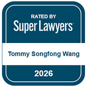 Rated by Super Lawyers, Tommy Songfong Wang, 2026