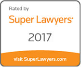 Rated by Super Lawyers 2017, visit SuperLawyers.com